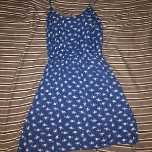 Old Navy blue floral dress